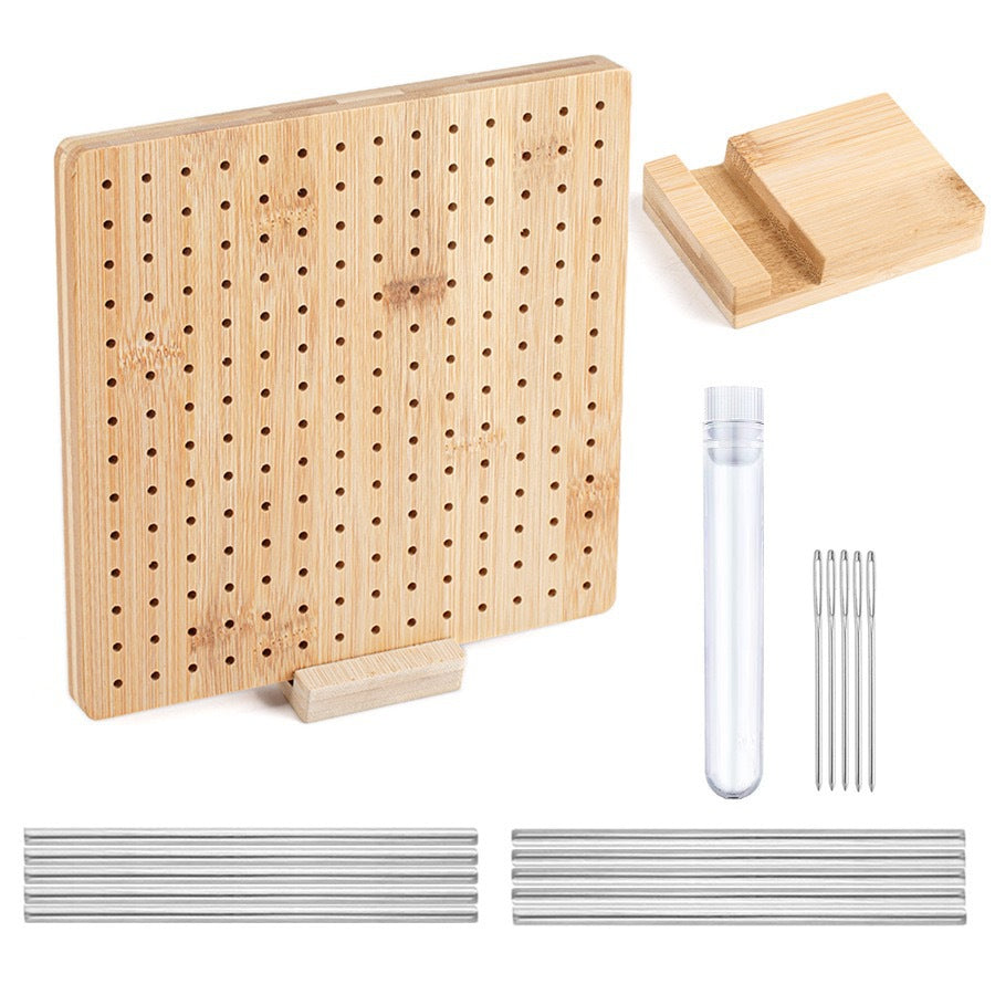 Supplier photo: Bamboo Crochet Blocking Board — 7.7 Inch