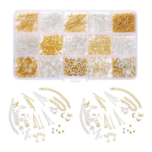 Jewellery Findings Organiser Kit — supplier product-photo composition; see contents and exclusions