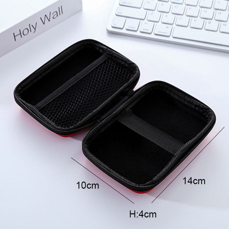 Red Compact Craft Tool Case — supplier product photograph with dimensions; see contents and exclusions