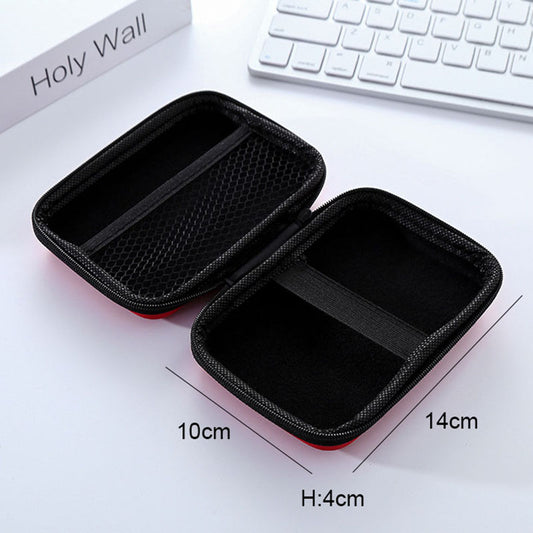 Red Compact Craft Tool Case — supplier product photograph with dimensions; see contents and exclusions