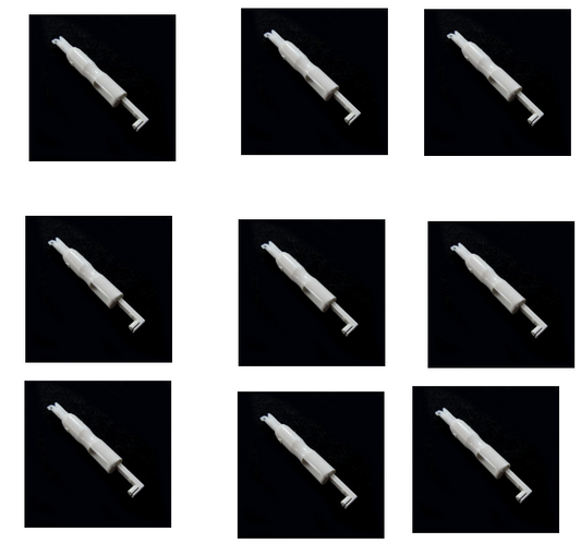 White Sewing Machine Needle Threader Set — supplier image of selected format; see contents and exclusions